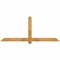 Ekena Millwork Eugene Rough Sawn Timber Gable Bracket, Western Red Cedar, 72"W x 30"H x 4"D x 4"F, 10/12 Pitch GBW072X30X0404EUG00RWR - alternate 1